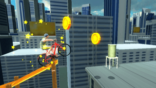 Bike Stunts Of Roof game cover