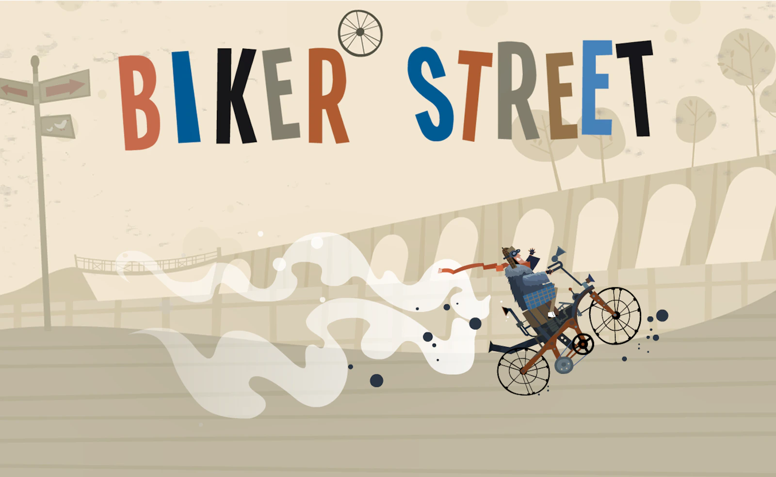 Biker Street — free online driving game on Glaze Games