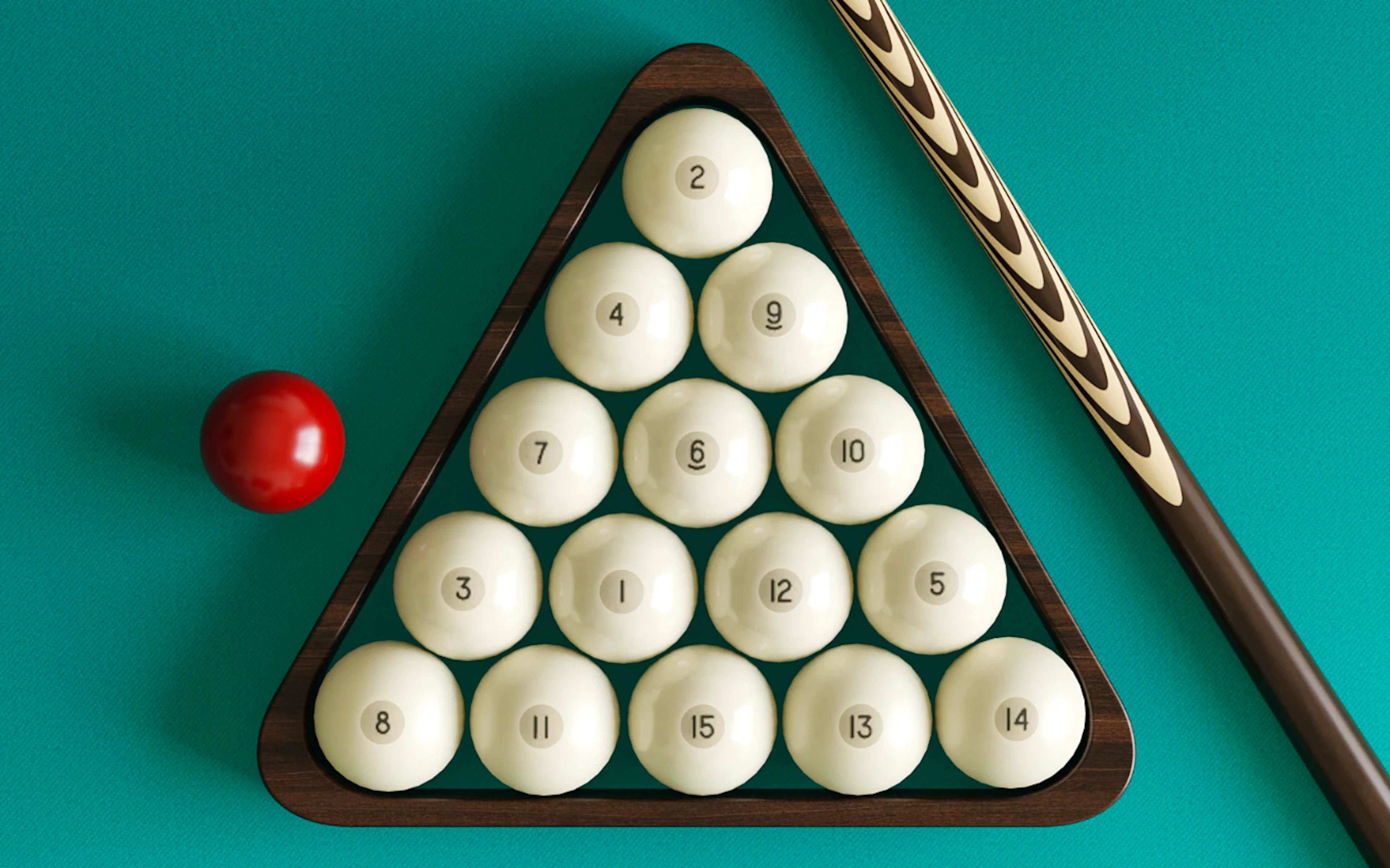 Billiards 3D Russian Pyramid
