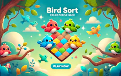 Bird Sort Color Puzzle Game