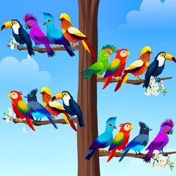 Bird Sort Color Puzzle Game