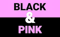 Black and Pink