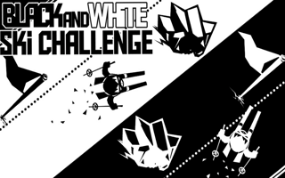 Black & White Ski Challenge game cover