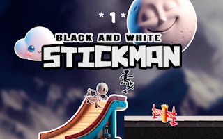 Black and White Stickman