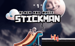 Black and White Stickman