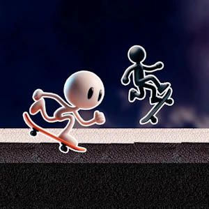 Black and White Stickman Thumbnail