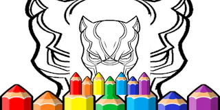 Black Panther Mask Coloring Pages thumbnail
