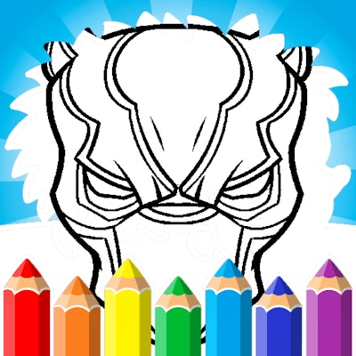 Black Panther Mask Coloring Pages By Gamepix