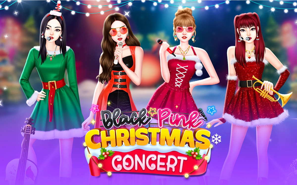 Play Black Pink Christmas Concert — free online Christmas game