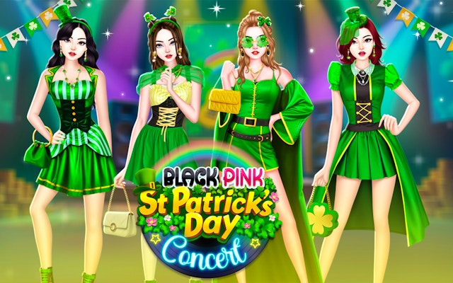 Black Pink St Patricks Day Concert