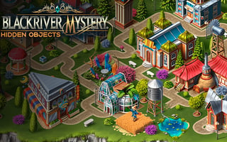 Blackriver Mystery. Hidden Objects game cover