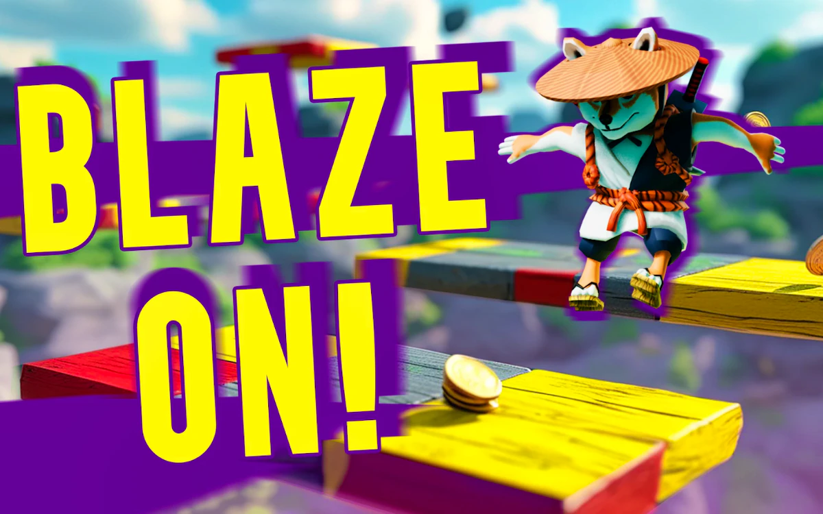 Play Blaze on! — free online Parkour game
