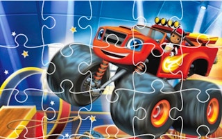 Blaze Trucks Jigsaw game cover