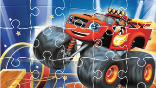 Blaze Trucks Jigsaw game cover