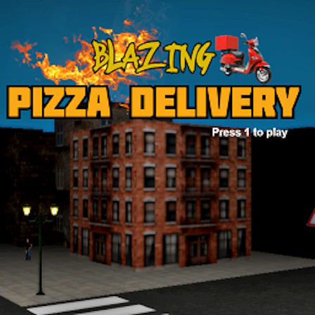 Blazing Pizza Delivery game thumbnail