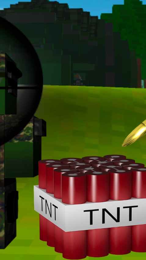 Block Craft Defense Zombie Drop