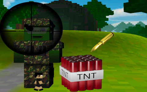 Block Craft Defense Zombie Drop game thumbnail