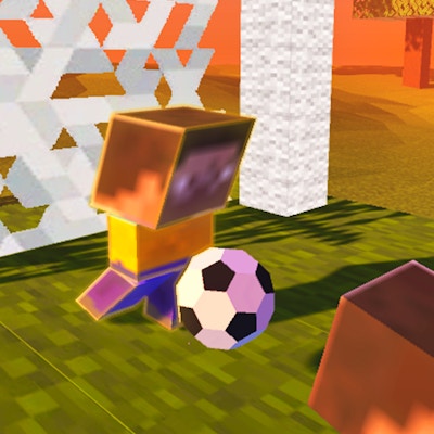 Block Head Soccer By Gamepix