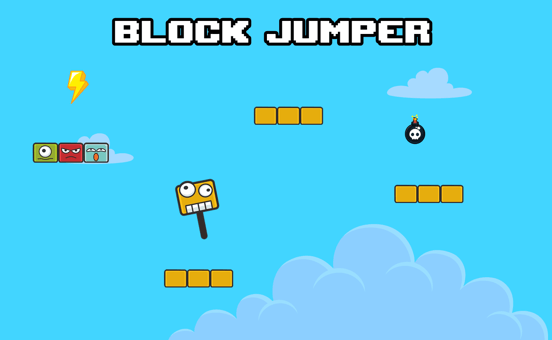 Jump The Block 🕹️ Play Now on GamePix