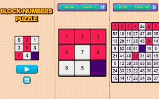 Block Numbers Puzzle game cover