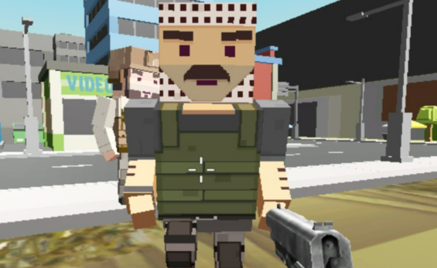 Pixel Crazy Minecraft Shooter - Play Game Online