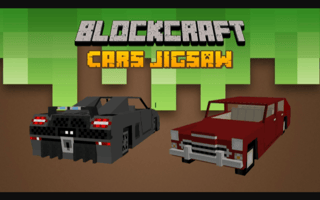 Blockcraft Cars Jigsaw game cover