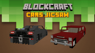 Blockcraft Cars Jigsaw game cover