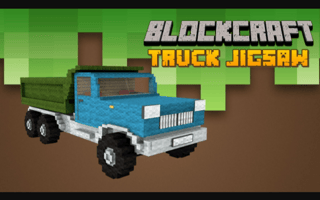 Blockcraft Truck Jigsaw game cover