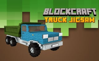 Blockcraft Truck Jigsaw game cover