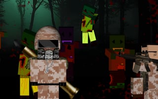 Juega gratis a Blockie Apocalypse Rise of the Zombie Horde