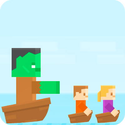 Blockminer Run Two Player By Gamepix