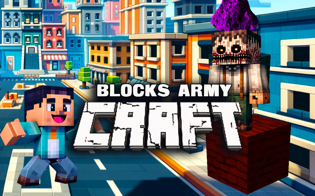 Play Blocks Army Craft — free online Arcade game