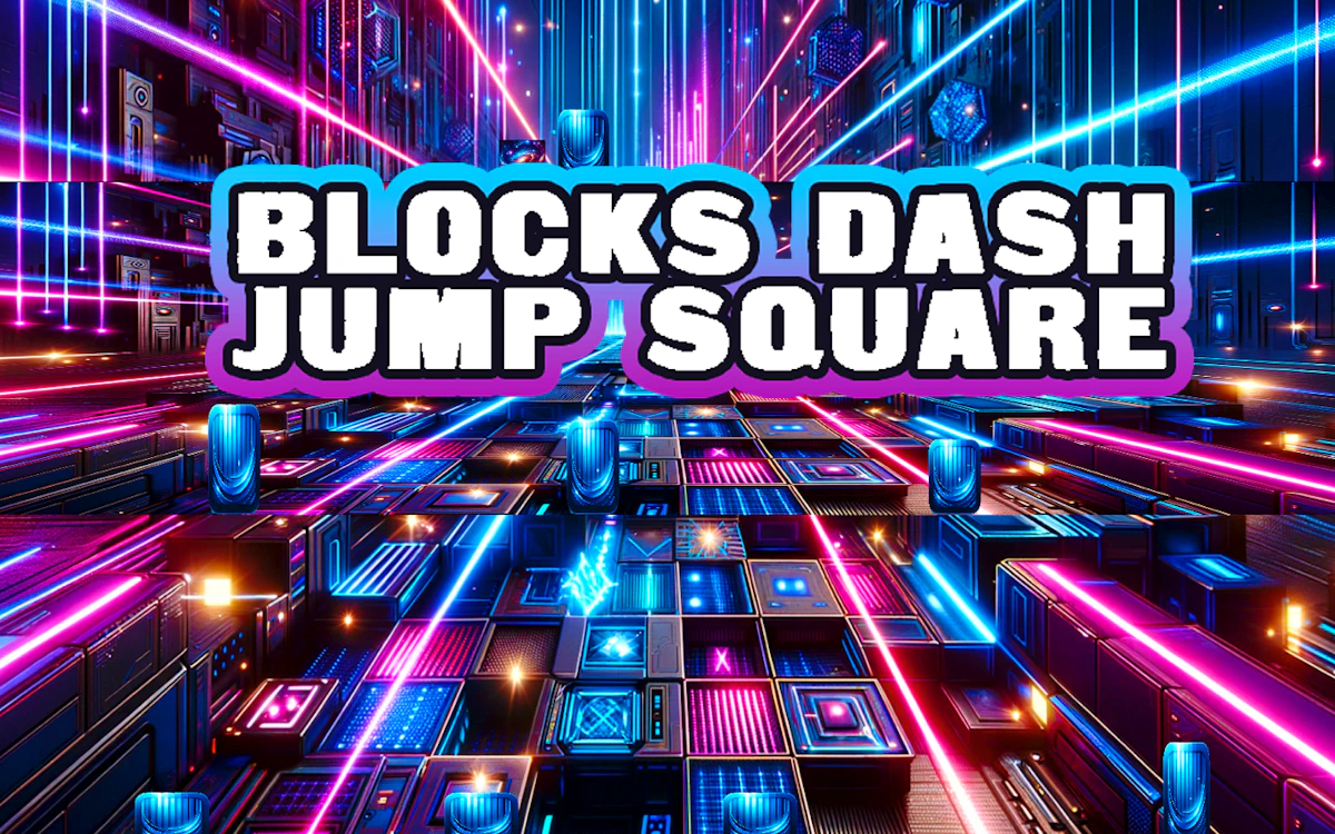 Play Blocks Dash Jump Square — free online Arcade game
