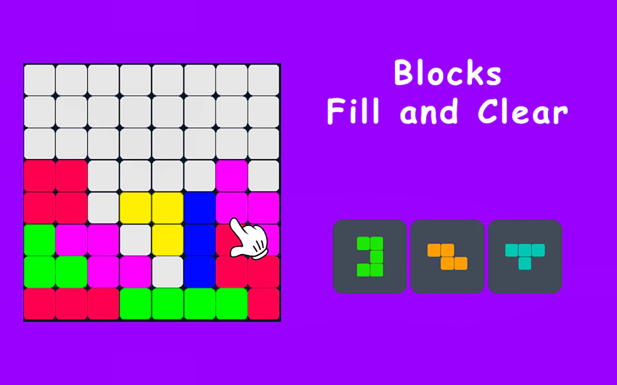Play Blocks Fill and Clear — free online Puzzle game