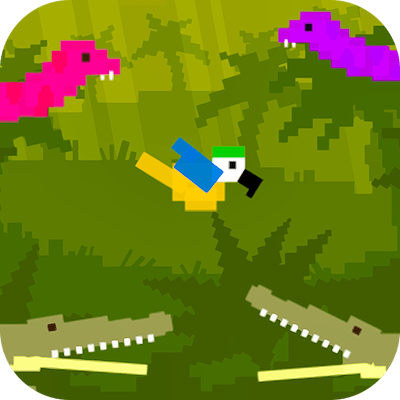 Blocky Bird By Gamepix