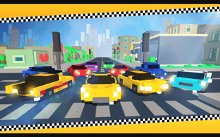 Blocky Car Racing game cover