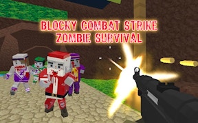 Blocky Combat Strike Zombie Survival game cover