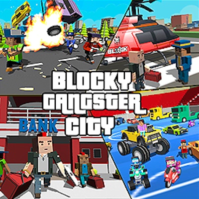 Blocky Dude Gangster Auto City By Gamepix