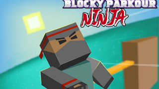 Blocky Parkour Ninja game cover