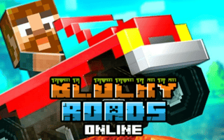 Blocky Roads Online game cover