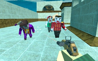 Blocky Shooting Arena 3d Pixel Combat game cover