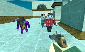 Blocky Shooting Arena 3D Pixel Combat