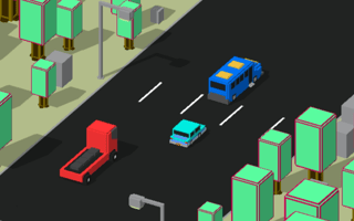 Blocky Traffic Racer game cover