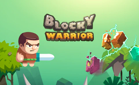 Blocky Warrior game artwork