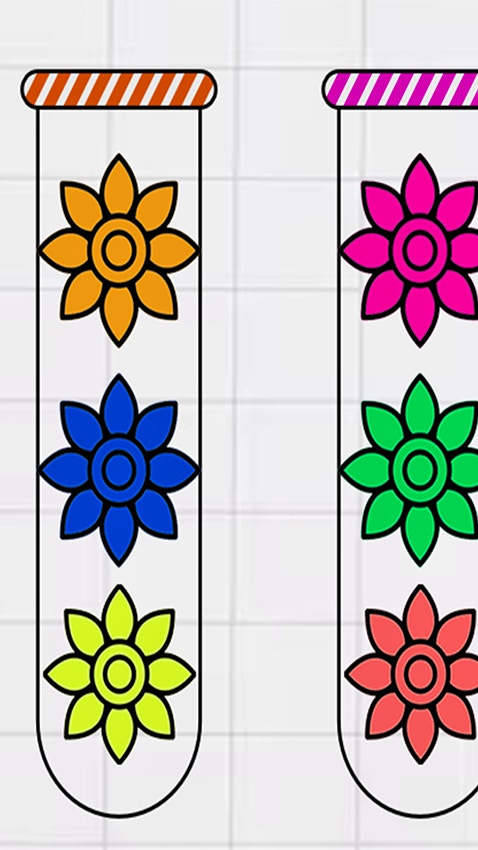 Blossom Sort - Flower Games