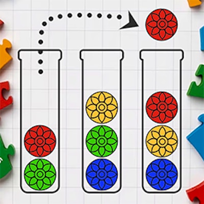 Blossom Sort - Flower Games By Gamepix