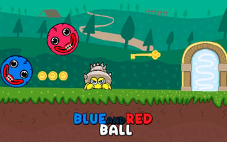 Blue And Red Ball game cover