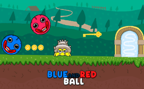 Blue and Red Ball