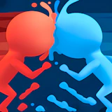 Blue And Red Man