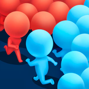 Blue And Red Man